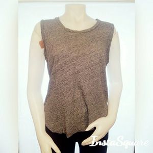 Madewell Grey 100% Cotton Tank Top